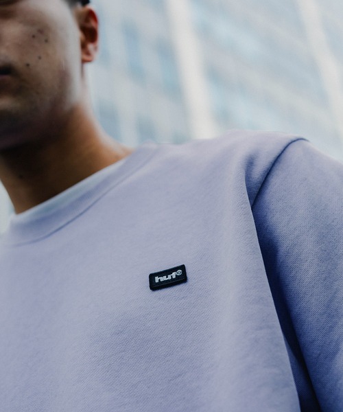HUF（ハフ）の「huf eightynine WASHED FLEECE  TEE（Tシャツ/カットソー・メンズ・ブラック/ブラウン/アッシュグレー/ライトパープル/グリーン・XL/M/L/S/XXL）」の9枚目の写真