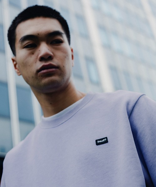 HUF（ハフ）の「huf eightynine WASHED FLEECE  TEE（Tシャツ/カットソー・メンズ・ブラック/ブラウン/アッシュグレー/ライトパープル/グリーン・XL/M/L/S/XXL）」の10枚目の写真