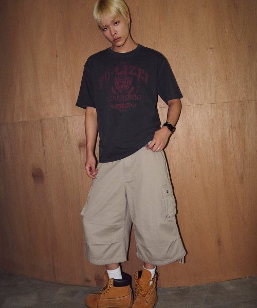 TRAVEL（トラベル）の「フィールドスタンプピグメント半袖Tシャツブラックチャコール（Tシャツ/カットソー・レディース・その他・SMALL/MEDIUM/LARGE/X-LARGE）」の3枚目の写真