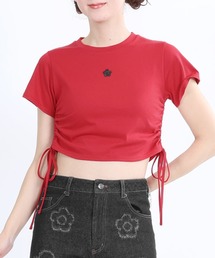 MARY QUANT マリークワント ショート丈Tシャツ MARY QUANT｜マリークワント（レディース）のTシャツ/カットソー