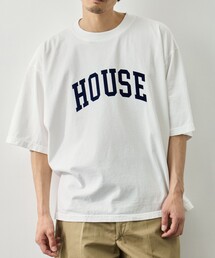 【is-ness/イズネス】HOUSE T-SHIRT FL
