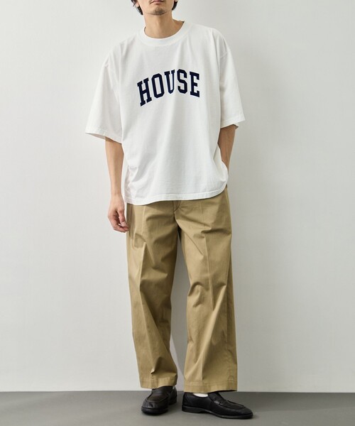 is-ness(イズネス)の「【is-ness/イズネス】HOUSE T-SHIRT FL(Tシャツ/カットソー・メンズ・グレー/ブラック/ホワイト・L/M)」の7枚目の写真
