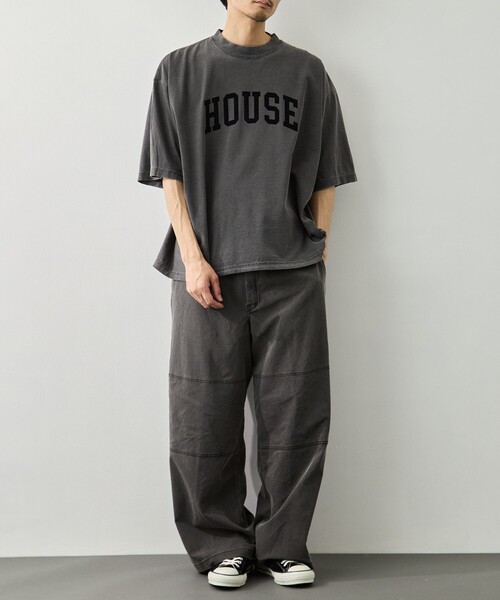 is-ness(イズネス)の「【is-ness/イズネス】HOUSE T-SHIRT FL(Tシャツ/カットソー・メンズ・グレー/ブラック/ホワイト・L/M)」の21枚目の写真