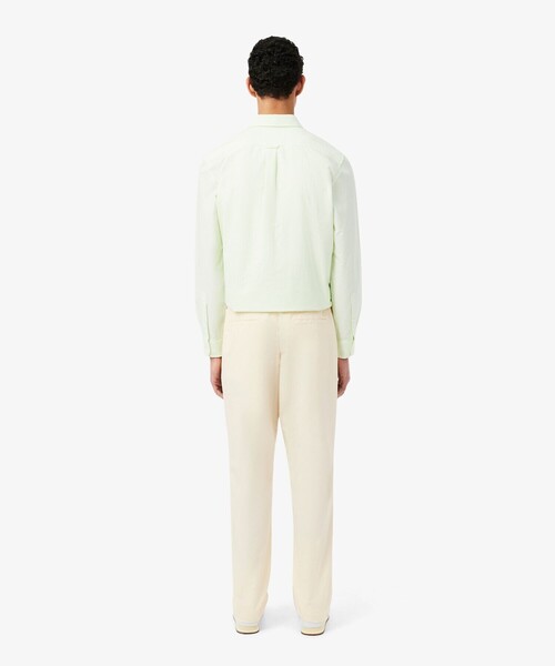 LACOSTE(ラコステ)の「エッセンシャルテーパードチノパンツ(チノパンツ・メンズ・オフホワイト/ダークネイビー・30/31/32/33)」の5枚目の写真