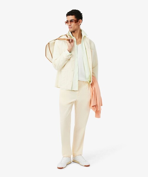 LACOSTE(ラコステ)の「エッセンシャルテーパードチノパンツ(チノパンツ・メンズ・オフホワイト/ダークネイビー・30/31/32/33)」の6枚目の写真