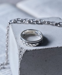 【MAISON CLUB】Double Layer Mesh Ring Silver925 KUN