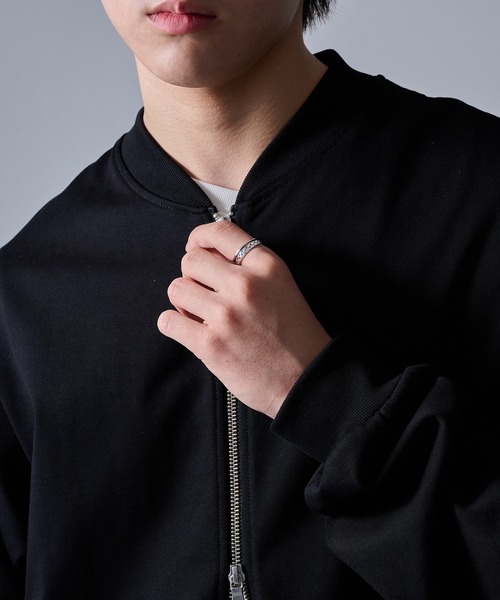 MAISON CLUB(メゾンクラブ)の「【MAISON CLUB】Double Layer Mesh Ring Silver925 KUN(リング・メンズ・シルバー・16/18/20)」の5枚目の写真