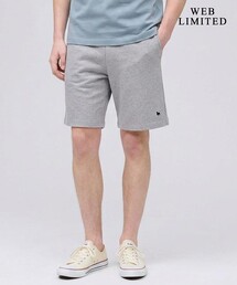 大人気【WEB限定】バックブル スウェットハーフパンツ