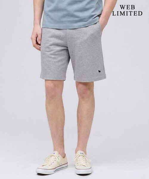 J.PRESS(ジェイプレス)の「大人気【WEB限定】バックブル スウェットハーフパンツ(その他パンツ・メンズ・ネイビー系/ライトグレー系・MEDIUM/X-LARGE/LARGE)」の1枚目の写真