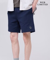 大人気【WEB限定】バックブル スウェットハーフパンツ