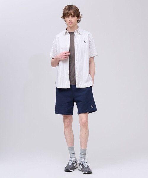 J.PRESS(ジェイプレス)の「大人気【WEB限定】バックブル スウェットハーフパンツ(その他パンツ・メンズ・ネイビー系/ライトグレー系・MEDIUM/X-LARGE/LARGE)」の5枚目の写真