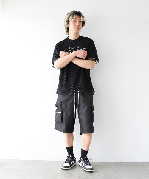 GALLIS ADDICTION(ガリスアディクション)の「GA Shiny Cargo Shorts(その他パンツ・メンズ・ブラック・L/M)」の10枚目の写真