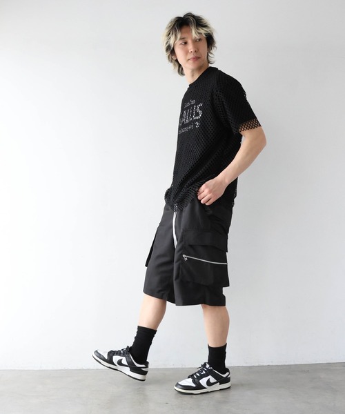 GALLIS ADDICTION(ガリスアディクション)の「GA Shiny Cargo Shorts(その他パンツ・メンズ・ブラック・L/M)」の12枚目の写真