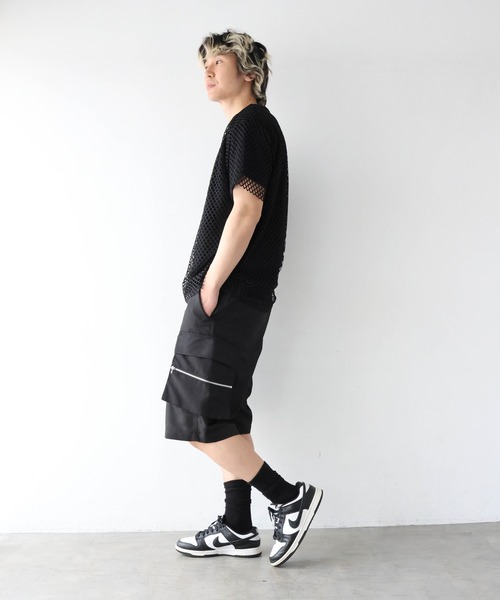 GALLIS ADDICTION(ガリスアディクション)の「GA Shiny Cargo Shorts(その他パンツ・メンズ・ブラック・L/M)」の13枚目の写真