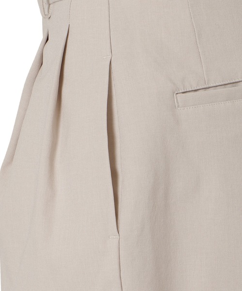 NANGA(ナンガ)の「WEATHER STRETCH TUCK PANTS W/ウェザーストレッチ タックパンツ(ウィメンズ)(その他パンツ・レディース・ライトグレー・M)」の8枚目の写真