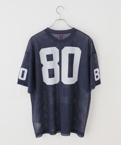 JOURNAL STANDARD(ジャーナルスタンダード)の「別注【MASON/メイソン】メッシュTシャツ(Tシャツ/カットソー・レディース・ネイビー/ホワイト・FREE)」の5枚目の写真