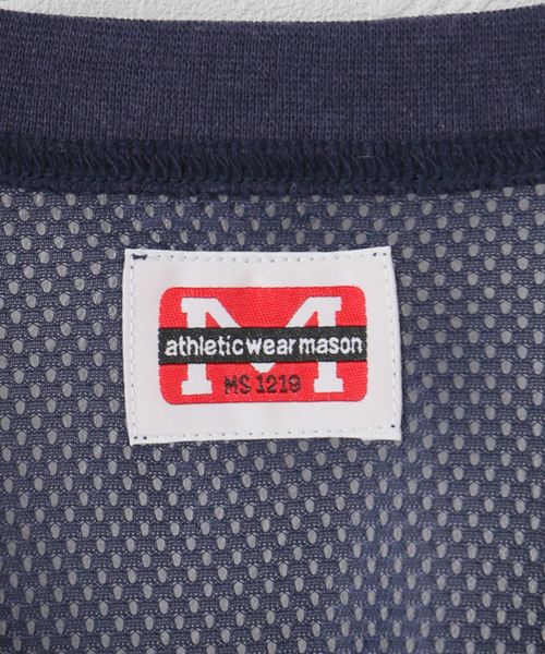 JOURNAL STANDARD(ジャーナルスタンダード)の「別注【MASON/メイソン】メッシュTシャツ(Tシャツ/カットソー・レディース・ネイビー/ホワイト・FREE)」の8枚目の写真