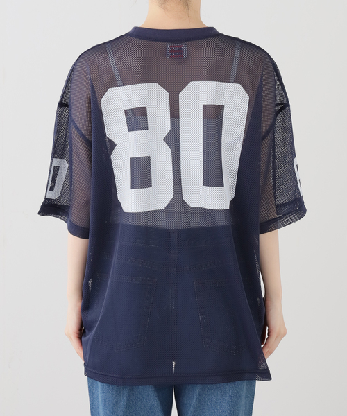 JOURNAL STANDARD(ジャーナルスタンダード)の「別注【MASON/メイソン】メッシュTシャツ(Tシャツ/カットソー・レディース・ネイビー/ホワイト・FREE)」の14枚目の写真