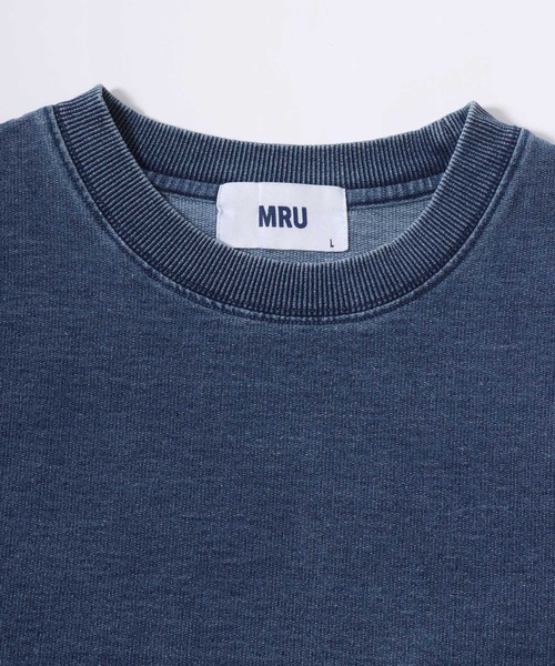 MRU(エムアールユー)の「2026SS MRU/エムアールユー カットデニム Tシャツ×ショートパンツ ハーフパンツ/セットアップ/上下セット レディース メンズ(Tシャツ/カットソー・メンズ・ライトインディゴブルー/ブルー系その他/ブルー系その他2/ネイビー・M/L/XL)」の18枚目の写真