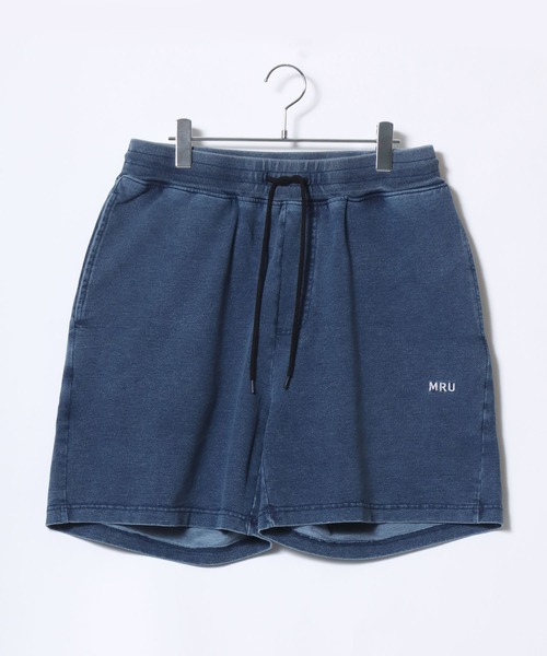 MRU(エムアールユー)の「2026SS MRU/エムアールユー カットデニム Tシャツ×ショートパンツ ハーフパンツ/セットアップ/上下セット レディース メンズ(Tシャツ/カットソー・メンズ・ライトインディゴブルー/ブルー系その他/ブルー系その他2/ネイビー・M/L/XL)」の20枚目の写真