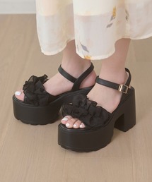 Ambre Neige（アンブルネージュ）の「platform flill sandals / アツゾコフリルサンダル（サンダル）」