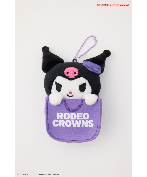 RODEO CROWNS WIDE BOWL(ロデオクラウンズワイドボウル)の「(サンリオキャラクターズ)バッグマスコットホルダー(チャーム・レディース・ピンク系その他/ブルー系その他2/レッド系その他/パープル系その他・FREE)」の1枚目の写真