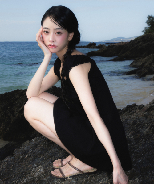 ROSEFRANTZ（ロゼフランツ）の「Flower Punching Mini Dress [Black]（ワンピース・レディース・ブラック・OS）」の9枚目の写真