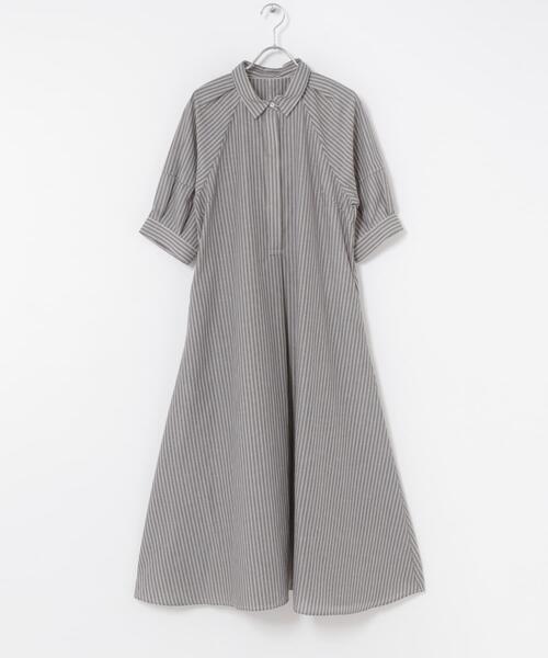 URBAN RESEARCH ROSSO WOMEN(アーバンリサーチ ロッソ)の「『WEB限定』イージーリネンシャツワンピース(ワンピース・レディース・ブラウン系その他/ネイビー/その他1・FREE)」の14枚目の写真
