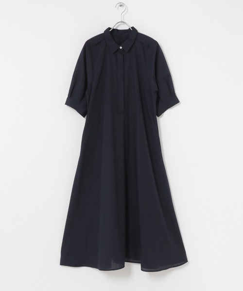 URBAN RESEARCH ROSSO WOMEN(アーバンリサーチ ロッソ)の「『WEB限定』イージーリネンシャツワンピース(ワンピース・レディース・ブラウン系その他/ネイビー・FREE)」の19枚目の写真