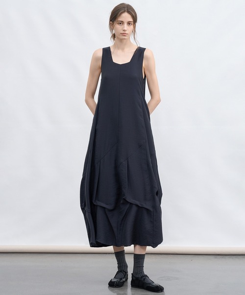 tageechita(タジチタ)の「【tageechita】立体切替 Aライン ノースリーブワンピース(ワンピース・レディース・アッシュグレー/ブラック・L/M/S)」の20枚目の写真