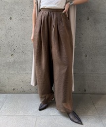 SHEER ORGANZA WIDE PANTS(シアーオーガンジーワイドパンツ)