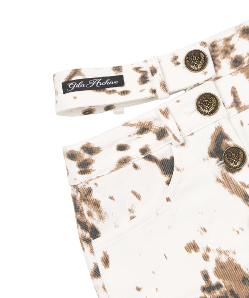 GILAARCHIVE(ギラアーカイブ)の「CUT OUT DOUBLE WAIST BUTTON SKIRTS_WHITE(スカート・レディース・その他・MEDIUM/SMALL)」の6枚目の写真