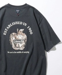 2026SS Coleman/コールマン フロントワンポイント バックプリント半袖Tシャツ レディース メンズ