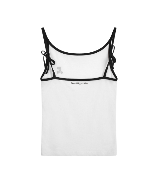 Rest&Recreation(レストアンドレクリエーション)の「BACK TIE SLEEVELESS - WHITE(Tシャツ/カットソー・レディース・その他・ONE)」の2枚目の写真