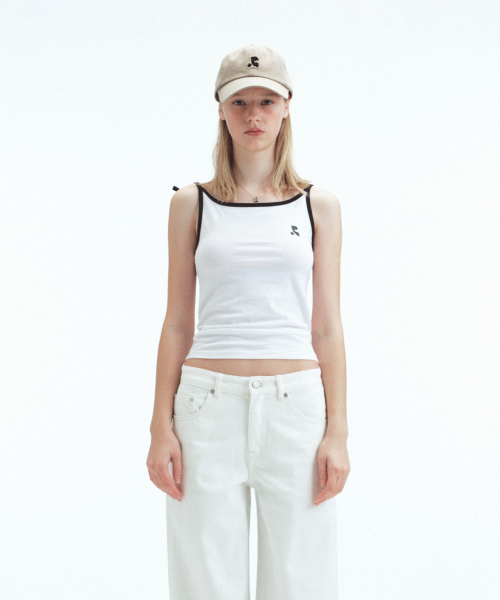 Rest&Recreation(レストアンドレクリエーション)の「BACK TIE SLEEVELESS - WHITE(Tシャツ/カットソー・レディース・その他・ONE)」の3枚目の写真