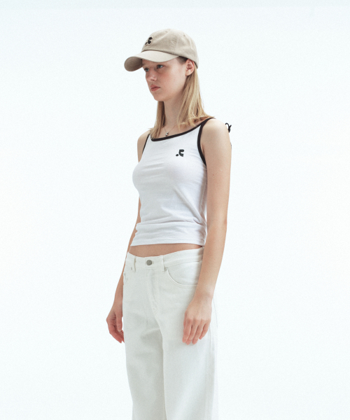 Rest&Recreation(レストアンドレクリエーション)の「BACK TIE SLEEVELESS - WHITE(Tシャツ/カットソー・レディース・その他・ONE)」の4枚目の写真