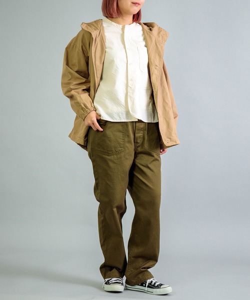 OMNIGOD（オムニゴッド）の「[OMNIGOD womens / オムニゴッド] シーチング スタンドカラーシャツ（シャツ/ブラウス・レディース・アイボリー・2/3）」の6枚目の写真
