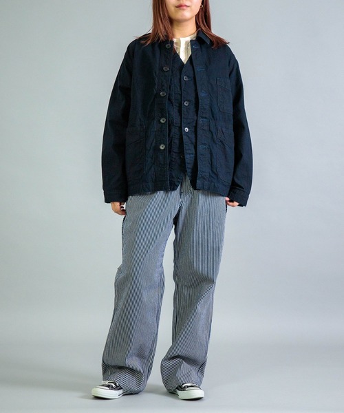 OMNIGOD（オムニゴッド）の「[OMNIGOD womens / オムニゴッド] シーチング スタンドカラーシャツ（シャツ/ブラウス・レディース・アイボリー・2/3）」の9枚目の写真