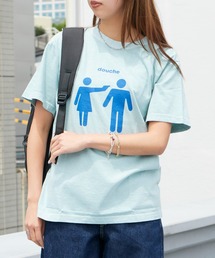 WBSB（ダブルビーエスビー）の「WBSB/ダブルビーエスビー DOUCHE S/S TEE-vintage プリントTシャツ 長袖 ひび割れプリント メンズ レディース ユニセックス 秋 秋服 2026年秋冬（Tシャツ/カットソー）」