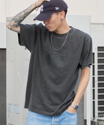 WBSB（ダブルビーエスビー）の「WBSB/ダブルビーエスビー DOUCHE S/S TEE-vintage プリントTシャツ 長袖 ひび割れプリント メンズ レディース ユニセックス 秋 秋服 2026年秋冬（Tシャツ/カットソー）」