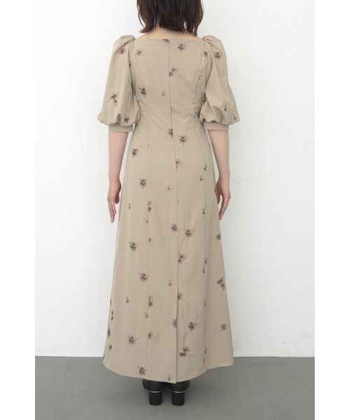 et.UNiVER(エトユニベール)の「Petal Embroidery Dress(ドレス・レディース・ベージュ/ブラック/チャコール・SMALL/MEDIUM/LARGE)」の12枚目の写真