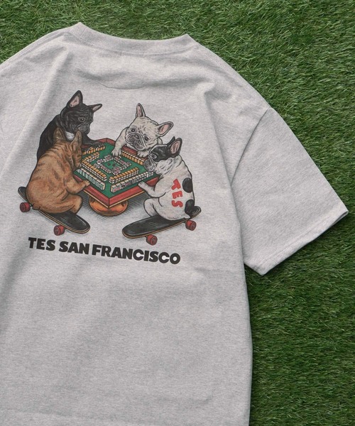 The Endless Summer(エンドレスサマー)の「TES YAKUMAN T-SHIRT / Tシャツ(Tシャツ/カットソー・メンズ・ブラック/ホワイト/アイボリー/グレー・SMALL/MEDIUM/LARGE/X-LARGE/XX-LARGE)」の4枚目の写真