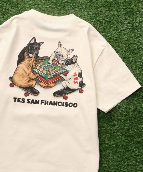 The Endless Summer(エンドレスサマー)の「TES YAKUMAN T-SHIRT / Tシャツ(Tシャツ/カットソー・メンズ・ブラック/ホワイト/アイボリー/グレー・SMALL/MEDIUM/LARGE/X-LARGE/XX-LARGE)」の3枚目の写真