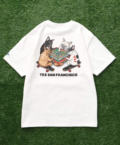 The Endless Summer(エンドレスサマー)の「TES YAKUMAN T-SHIRT / Tシャツ(Tシャツ/カットソー・メンズ・ブラック/ホワイト・SMALL/MEDIUM/LARGE/X-LARGE/XX-LARGE)」の4枚目の写真