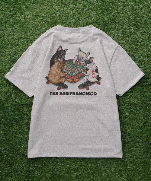 The Endless Summer(エンドレスサマー)の「TES YAKUMAN T-SHIRT / Tシャツ(Tシャツ/カットソー・メンズ・ブラック/ホワイト/アイボリー/グレー・SMALL/MEDIUM/LARGE/X-LARGE/XX-LARGE)」の16枚目の写真