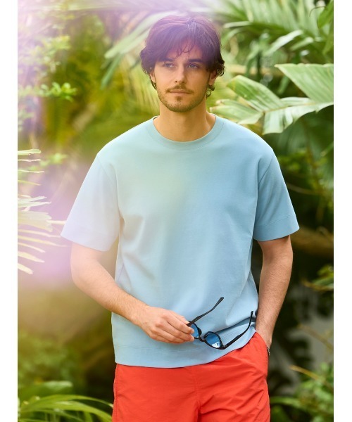AOURE(アウール)の「FADE PABLO SS(Tシャツ/カットソー・メンズ・イエロー/サックスブルー/ライトピンク/カーキ/ターコイズブルー系・X-LARGE/LARGE/MEDIUM/SMALL)」の1枚目の写真