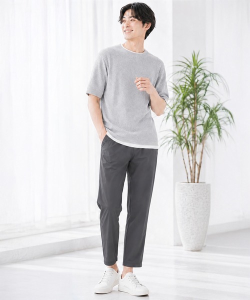 ヒヤロン(ヒヤロン)の「【ヒヤロン】 メンズ ナイロンPUアンクルパンツ ひんやり 冷感(その他パンツ・メンズ・ブラック/チャコール/カーキ/ネイビー・M/L/LL)」の17枚目の写真