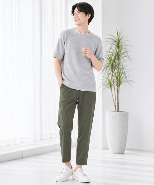 ヒヤロン(ヒヤロン)の「【ヒヤロン】 メンズ ナイロンPUアンクルパンツ ひんやり 冷感(その他パンツ・メンズ・ブラック/チャコール/カーキ/ネイビー・M/L/LL)」の18枚目の写真