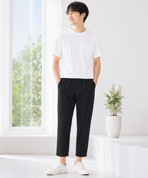 ヒヤロン(ヒヤロン)の「【ヒヤロン】 メンズ ナイロンPUアンクルパンツ ひんやり 冷感(その他パンツ・メンズ・ブラック/チャコール/カーキ/ネイビー・M/L/LL)」の16枚目の写真