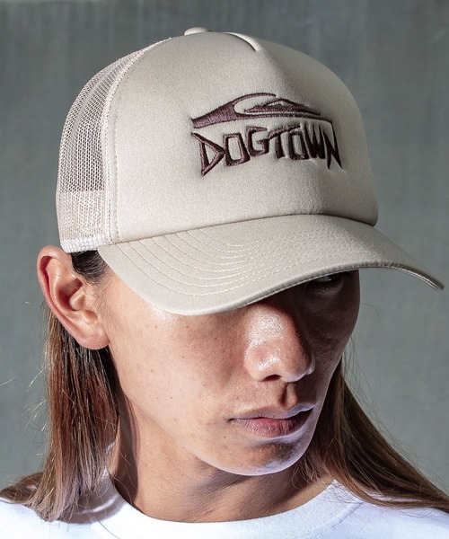 Quiksilver(クイックシルバー)の「<QUIKSILVER X DOGTOWN> メンズ DTQS FRONT MESH CAP メッシュキャップ【2026年夏モデル】(キャップ・メンズ・ブラック/カーキ・FREE)」の2枚目の写真